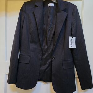 Frame Denim Men's Black Blazer